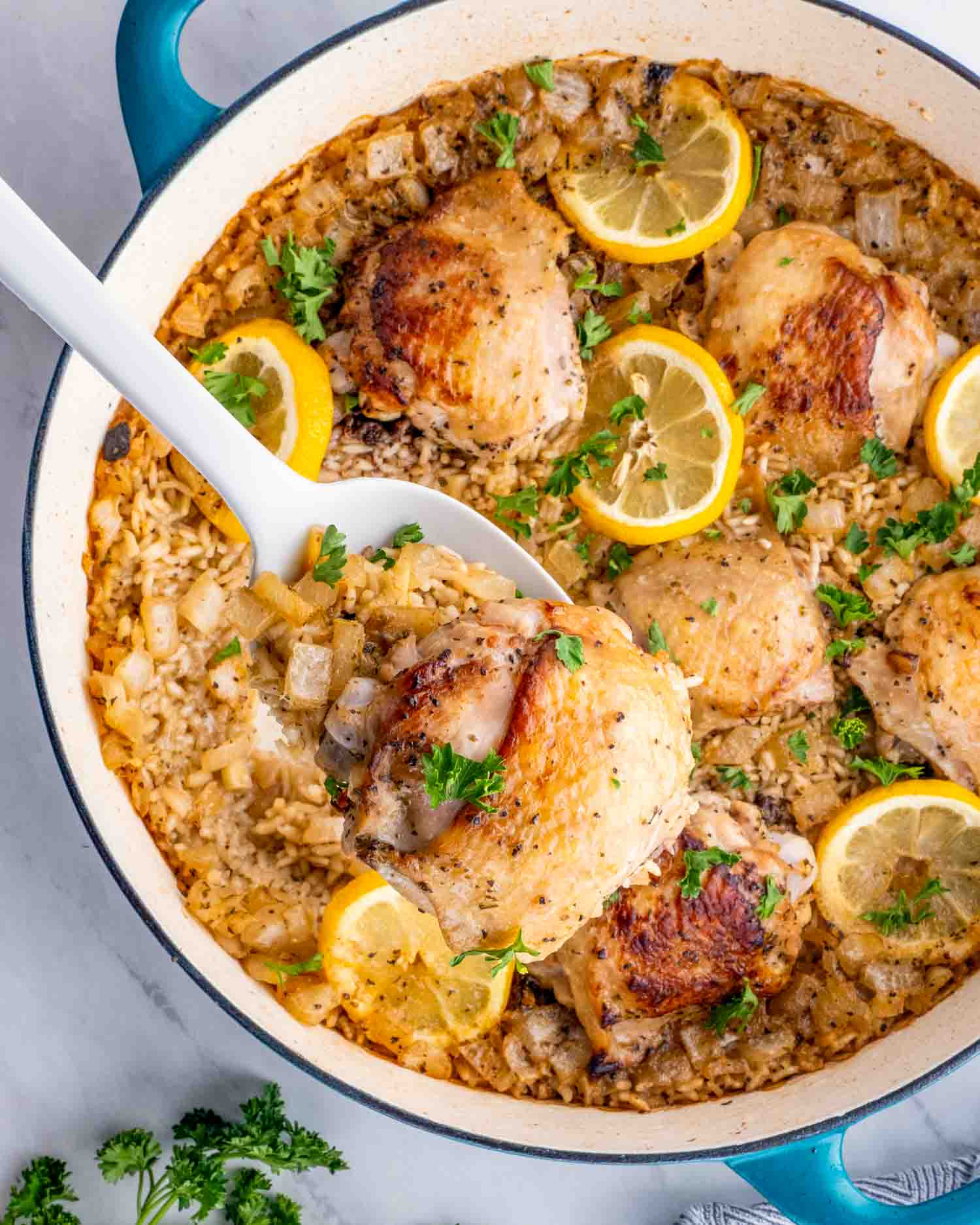 Cozy Lemon Chicken Rice Bake: Customizable One-Pan Family Dinner